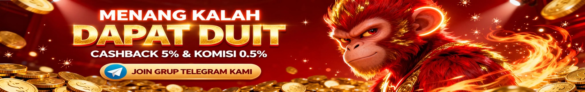 Bonus Rollingan 0.5% Dan Cashback 5%